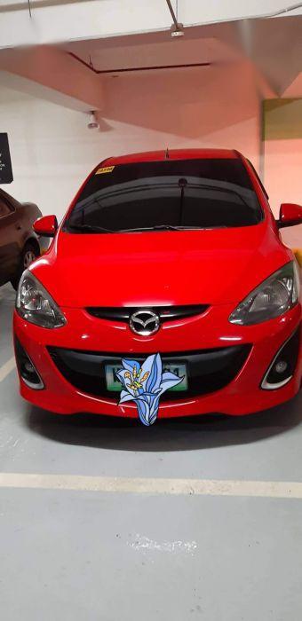 Red Mazda 2 2013 for sale in Marilao