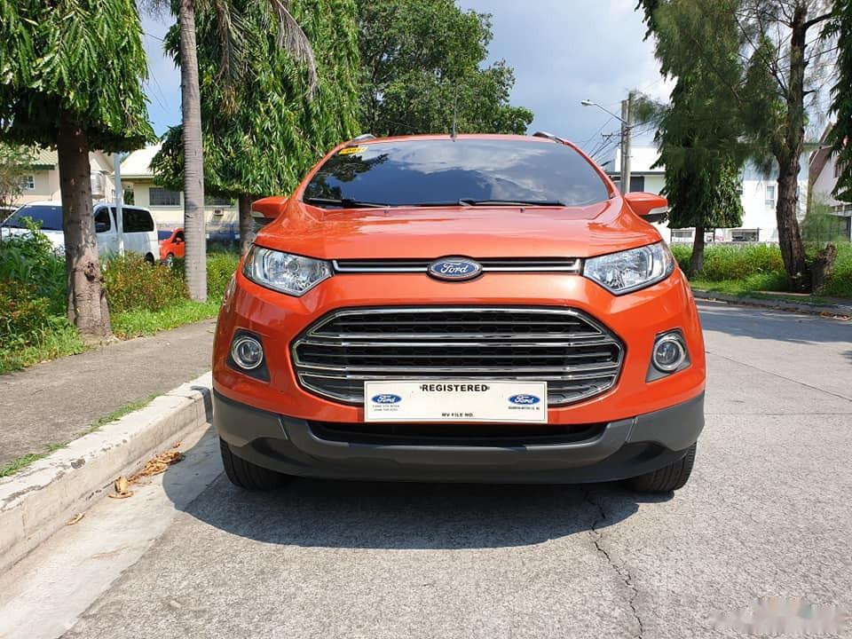 Orange Ford Ecosport 2017 Automatic Gasoline for sale in Manila
