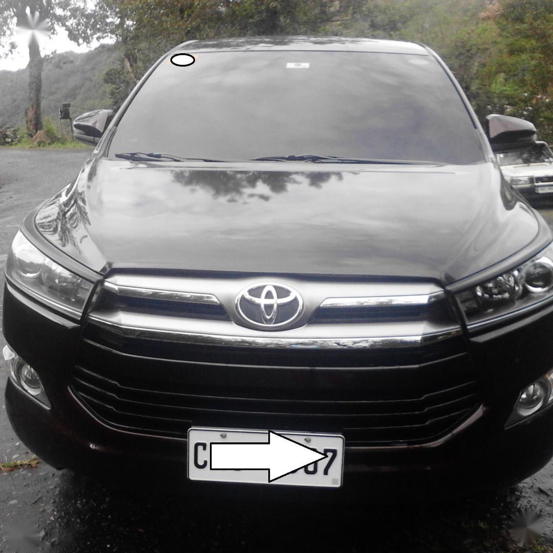 Black Toyota Innova 2018 for sale in Baguio