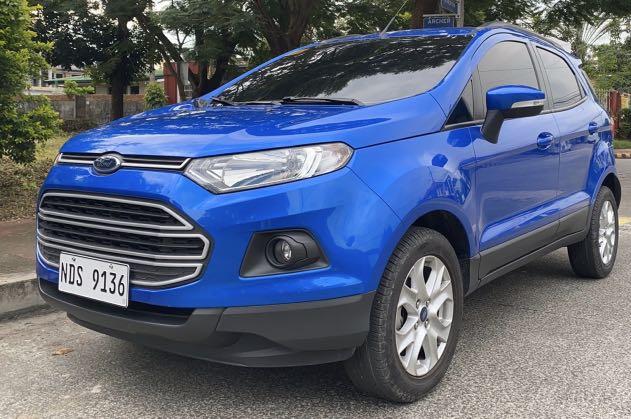 Blue Ford Ecosport 2016 for sale in Manila