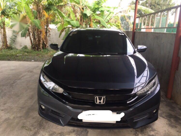 Selling Black Honda Civic 2016 in Valenzuela