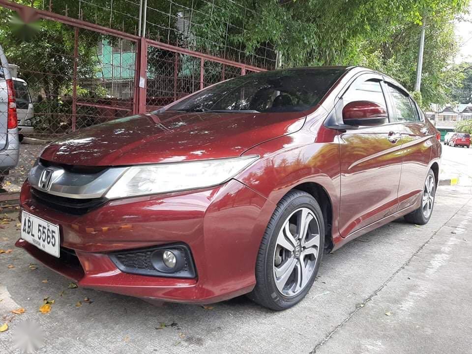 Red Honda City 2015 for sale in Quezon City