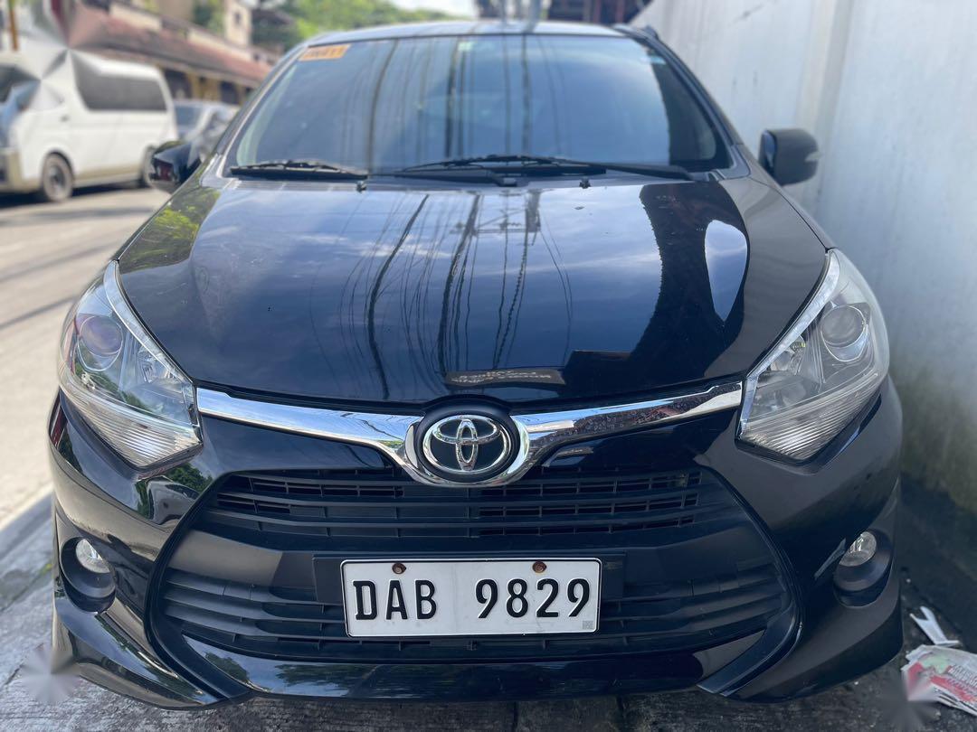 Selling Black Toyota Wigo 2018 in Quezon City