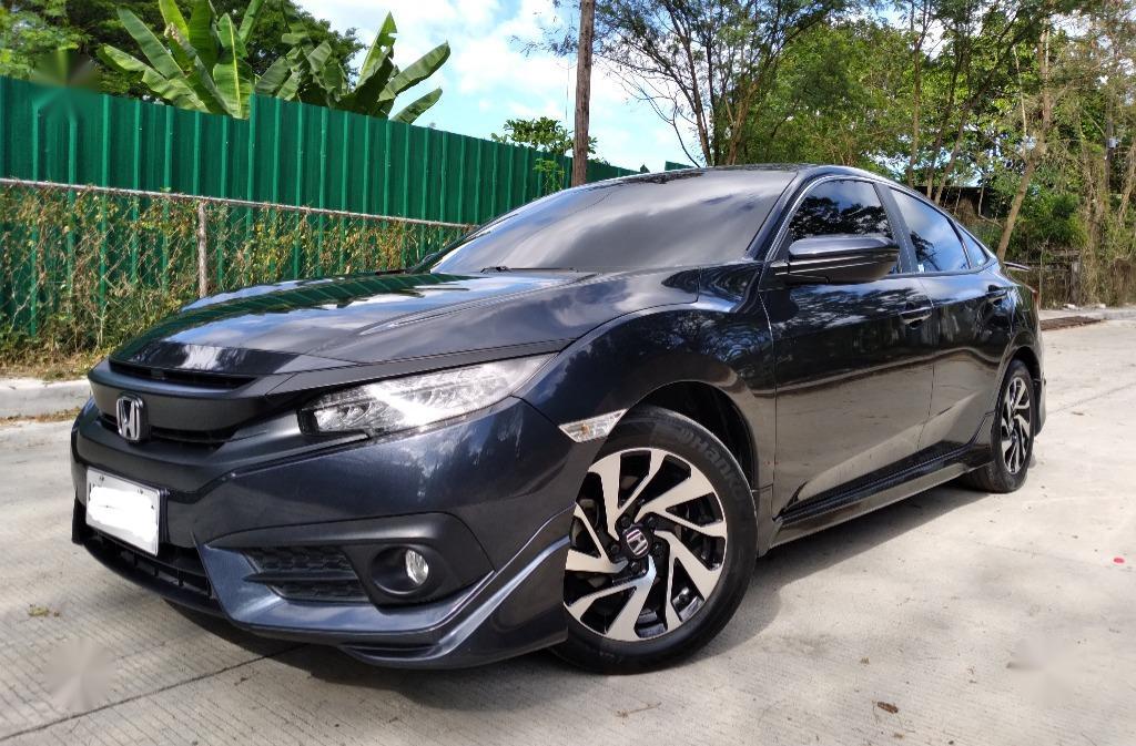 Blue Honda Civic 2016 for sale in Quezon