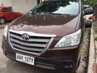 2014 Toyota Innova 2.5 E Automatic Brown Personal Owned for sale