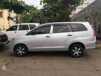 2012 Toyota Innova 20 E Manual Thermalyte Silver for sale