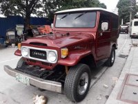 1981 Toyota Landcruiser MT Red SUV For Sale 