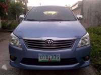 2012 Toyota Innova E Automatic Blue For Sale 