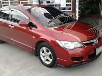 Honda Civic FD 2007 1.8V AT Red Sedan For Sale 