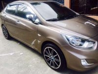 2012 Hyundai Accent AT Brown Sedan For Sale 