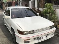 1990 Mitsubishi Lancer. White. Manual. for sale