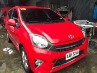 2017 Toyota Wigo 1000G Automatic Red Ltd for sale