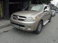 Toyota Hilux 2007 Gasoline Manual Beige for sale 