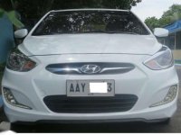 2014 Hyundai Accent MT White Sedan For Sale 