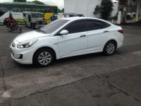 Hyundai Accent Manual White Sedan For Sale 