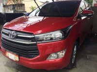 2016 Toyota Innova 2.0 E Manual Red Gasoline for sale