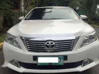 2013 Toyota Camry 2.5 V pearl white for sale