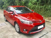 Toyota Vios E 2015 Manual Red Sedan For Sale 