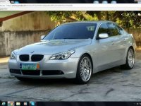 2005 BMW 520i Automatic Silver Sedan For Sale 