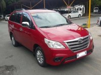 2016 Toyota Innova E MT Diesel Red For Sale 