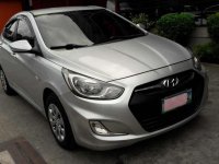 2013 Hyundai Accent Sedan AT Gas Silver For Sale 