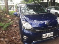 Toyota Wigo G 2015 Blue automatic for sale 