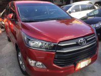 2017 Toyota Innova 2.8 E Variant Automatic Diesel Red for sale