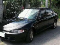 Honda Civic ESi 1995 1.6 AT Black Sedan For Sale 
