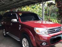 Ford Everest Automatic 2014 Red SUV For Sale 