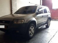 2003 Ford Escape XLT 4 x 4 MT Silver For Sale 