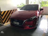 2017 Mazda 3 2.0L Skyactiv Red Sedan For Sale 