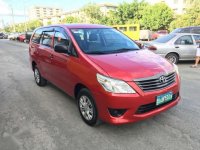 2013 Toyota Innova J Gas 2.0 VVTi Red For Sale 