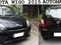 2015 Toyota Wigo 1.0 AT Black HB For Sale 