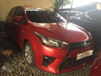 2016 TOYOTA Yaris 13 E Red Automatic FOR SALE