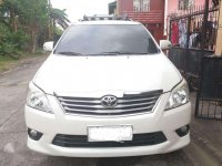 Toyota Innova 2014 2.0 MT White SUV For Sale 