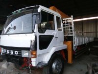 Isuzu Forward boom truck 8 hole 7 toner 6d14 turbo