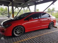 Honda Civic 1.8 S 2008 MT Red Sedan For Sale 