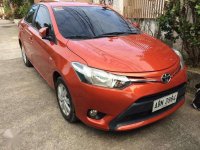 2015 Toyota Vios E AT Orange Sedan For Sale 