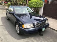 1995 MERCEDES-BENZ C280 black FOR SALE