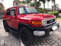 2015 Toyota FJ Cruiser AT 4x4 Red For Sale 