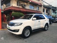 2013 Toyota Fortuner G Gas AT White For Sale 