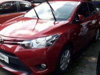 2017 Toyota Vios E Automatic Red Sedan For Sale 