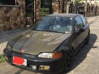 Honda Civic Hatchback 1993 MT Black For Sale 