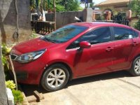 Kia Rio 2015 Manual Red Sedan For Sale 