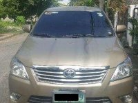 Toyota Innova G 2.0 2013 acquired 2012 FOR SALE