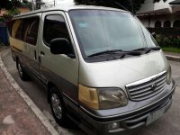 2000 model TOYOTA HIACE Grandia 3.0 diesel manual FOR SALE