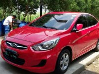 2012 Hyundai Accent AT Red Sedan For Sale 