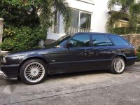 1994 BMW E34 5 Series Touring 530i Black For Sale 