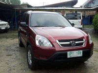 2003 Honda CRV AT Red SUV For Sale 