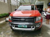 2013 Ford Ranger 4x4 Matic Red Pickup For Sale 